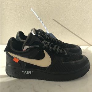 Off White x Air Force 1 Low Black